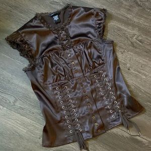 Victorian steampunk top